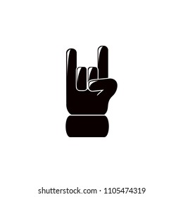rock illustration. Element of party icon for mobile concept and web apps. Detailed rock illustration can be used for web and mobile on white background