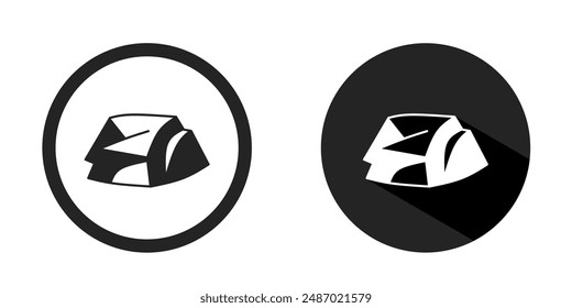 Rock logo. Rock icon vector design black color. Stock vector.