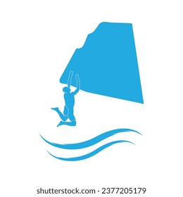 Rock mountain climbing logo template vector illustration