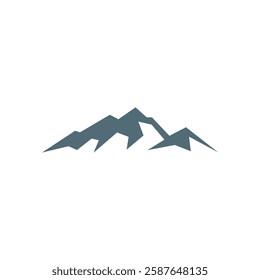 Rock Mountain Icon Vector Logo Template