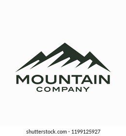 Rock Mountain Vector for Logo, Symbol, Sign Design.