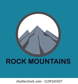 ROCK MOUNTAINS LOGO VECTOR 