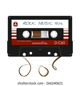 Rock music. Audio cassette.