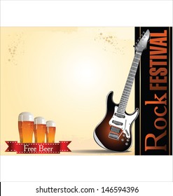 Rock music background
