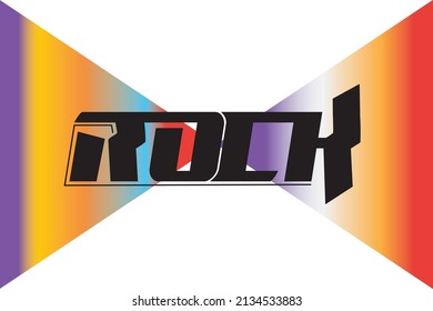 ROCK MUSIC BACKGROUND COLOR GRADATION