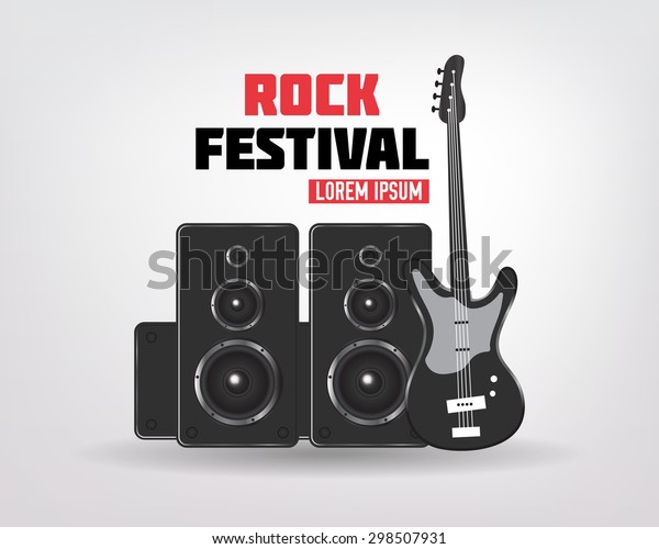 rock concert speakers