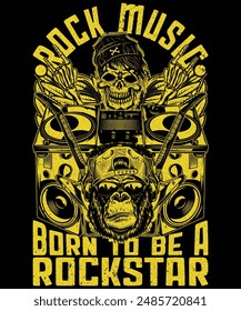 ROCK MUSIC BORN TO BE A ROCKSTAR