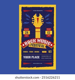 Rock Music Festival Social Media Story