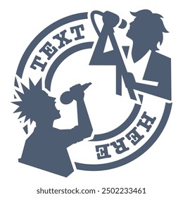 Rock Music festival vector art