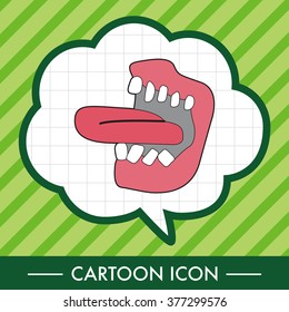 rock music logo mouth theme elements vector,eps