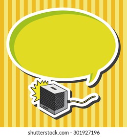 rock music Loudspeaker theme elements vector,eps