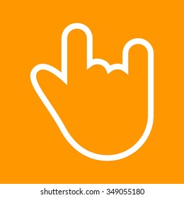 Rock, music, party icon vector image. Can also be used for party. Suitable for web apps, mobile apps and print media.