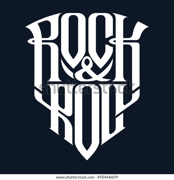 Vector De Stock Libre De Regalias Sobre Huella De Musica Rock Sello De