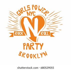 Rock n Roll graphic design vector art