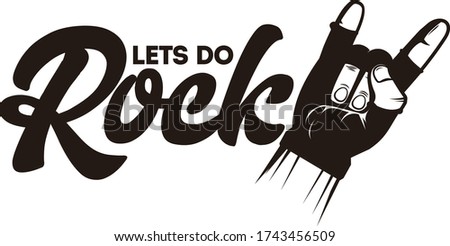 Rock n roll hand style fo rockers