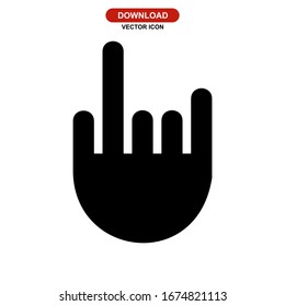 rock n roll icon or logo isolated sign symbol vector illustration - high quality black style vector icons
