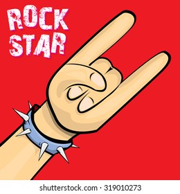 rock n roll music background. rock n roll icon. Rock concert poster design template