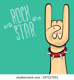 rock n roll music background. rock n roll icon. Rock concert poster design template