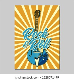 Rock n Roll Poster Template