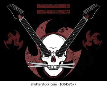 Rock N Roll Skull
