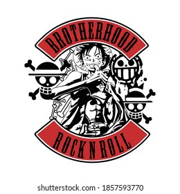 rock n roll vector illustration, perfect for your tshirt.