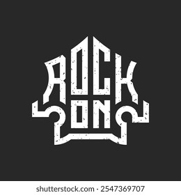 Rock On Creative Lettering Typography