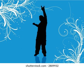 Rock on - vector