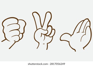 Rock Paper Scissors Hand