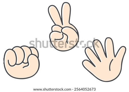 Rock, Paper, Scissors hand sign