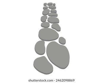 Rock Path texture Background illustration