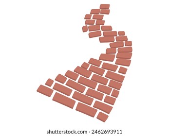 Rock Path texture Background illustration