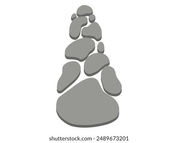 Rock Path texture Background illustration