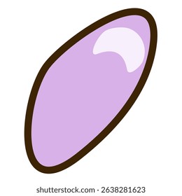 Rock, pebble, little stone hand drawn illustration, isolated vector. Line art style design. Summer clip art, seasonal element, print. Holidays, vacations, beach landscape, sea ocean scene