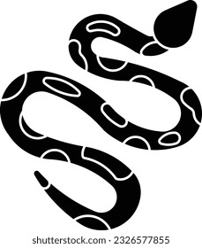 rock python python African rock python anaconda snake Glyph