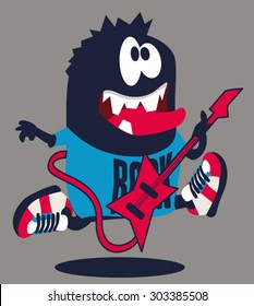 rock, rocker  monster 