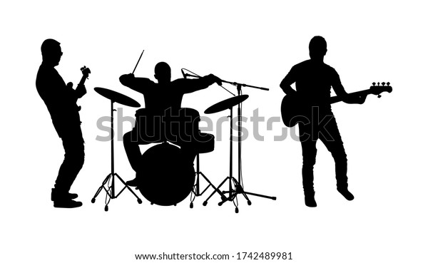 622 Bassist Silhouette Images, Stock Photos & Vectors | Shutterstock