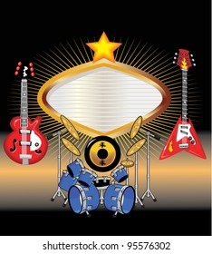 Rock and Roll Banner