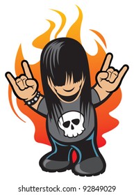 Rock and roll character