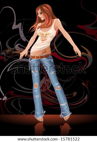 Rock and roll girl