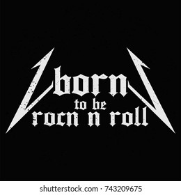 Rock and Roll Girl Female Fashion Slogan. Punk girl gang, Girl Gang patches, badges T-shirt apparels print tee graphic design.