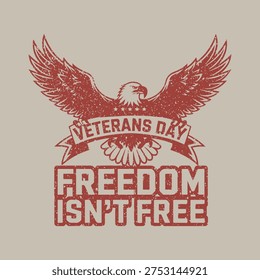 Rock and roll graphic print design for apparel, stickers, posters and background. American eagle. Fly high artwork. Freedom forever. Rock star design.
