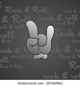 rock and roll hand gesture