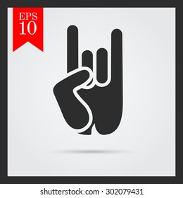 Rock and roll hand sign