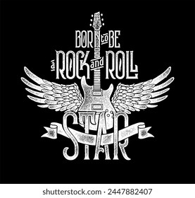 rock and roll music art star