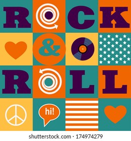 Rock And Roll Pattern