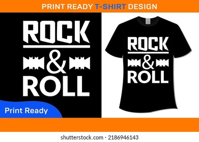 Rock and roll premium quality t-shirt