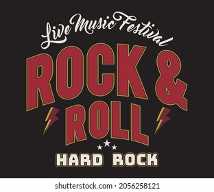 Rock And Roll Sign Endless fun tee shirt artwork