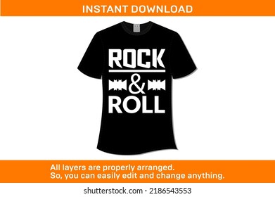 Rock and roll super soft t-shirt