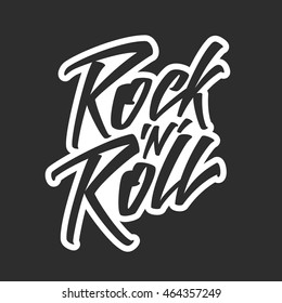 Rock   Roll text