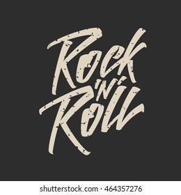 Rock and Roll text